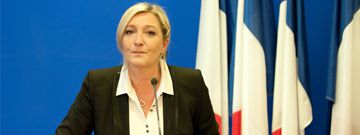 Marine Le Pen, French politician and lawyer, and President of the National Front